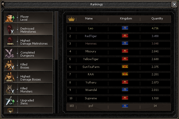 In-game preview