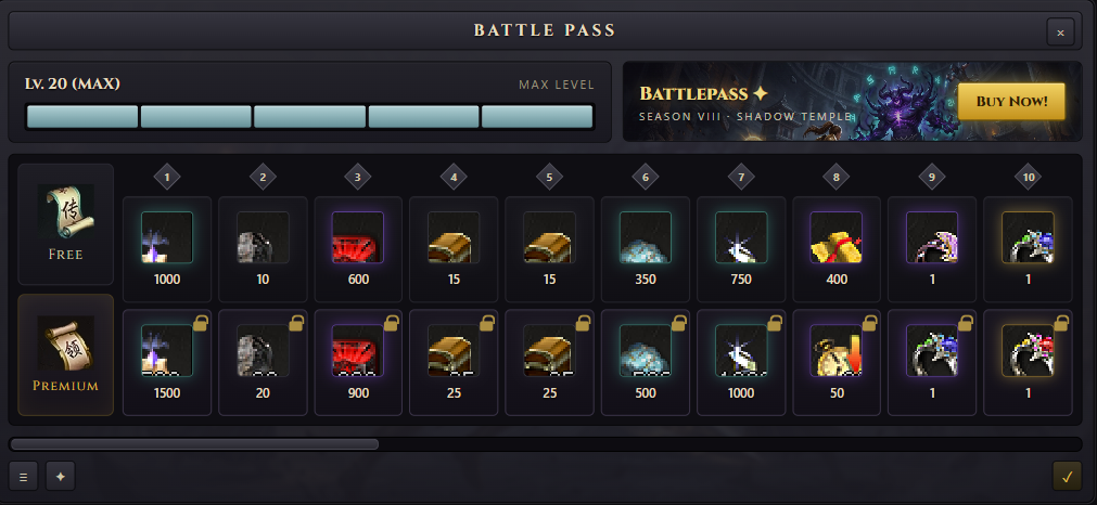Crystal2 — 0.1.3 · The Battle Pass